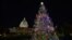 FILE - The U.S. Capitol Christmas tree is seen after a lighting ceremony on the West Front of the Capitol, in Washington, Nov. 28, 2023.