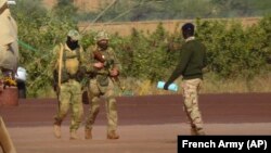 (FILE) Russian mercenaries in northern Mali.