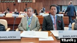 সুইজারল্যান্ডের জেনেভায় আইএলও ৩৫০তম গভর্নিং বডির অধিবেশনে আইনমন্ত্রী আনিসুল হক। ১২ মার্চ, ২০২৪।