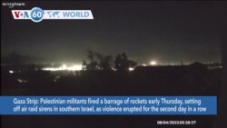 VOA60 World - Rockets Fired From Gaza Raise Tension as Passover Begins