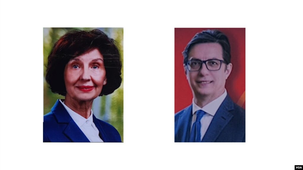 Gordana Siljanovska Davkova dhe Stevo Pendarovski