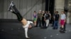 Dancers rehearse for "Dance of the Games" at the concert hall in Creteil, east of Paris, July 31, 2024. 