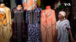 尼日利亚传统扎染布料受到中国廉价仿品冲击