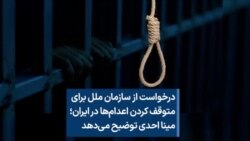 درخواست از سازمان ملل برای متوقف کردن اعدام‌ها در ایران؛ مینا احدی توضیح می‌دهد