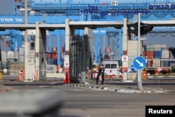 FILE— A view of Ashdod port after the Israeli cabinet approved the temporary use of the port for aid deliveries into Gaza, amid the ongoing conflict between Israel and Hamas, in Ashdod, Israel, April 5, 2024.