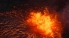 Lava spurts from Iceland volcano for second day