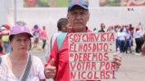 Chavistas acompañan a Maduro a oficializar su aspiración a la reelección en Venezuela