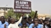 Biểu tình đòi Mỹ rút quân khỏi Niger diễn ra ở Niamey, 13/4/2024.