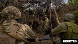 차시우 야르에서 작전을 수행 중인 우크라이나 제22기계화 분리여단. (자료화면)