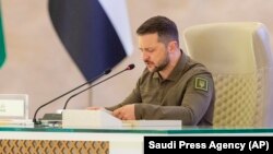 Presiden Ukraina Volodymyr Zelenskyy menyatakan terima kasih kepada Saudi (foto: dok).