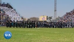 State Security Forces Marching at Rufaro Stadium to Mark Defence Forces Day