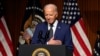 Presidente Joe Biden fala nas comemorações do 60to.anniversáio da Lei dos Direitos Civis, na Biblioeca Presidencial Lyndon Baines Johnson, Austin, Texas, 29 julho 2024