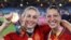 Alexia Putellas, à gauche, et Jennifer Hermoso célèbrent leur titre de championnes du monde, Sydney le 20 août 2023.