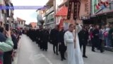 Традиционално во Струга се одржа познатата литија со моштите на Св. Ѓорѓи
