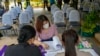 Potential candidates to become members of Thailand's next Senate arrive at the Phaya Thai district office in Bangkok, May 20, 2024.