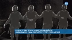 Ülkesinden Ayrılan Rus Sanatçıdan Ukrayna Mesajlı Eserler