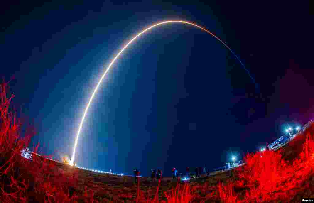 The Soyuz MS-24 spacecraft, carrying the crew formed of NASA astronaut Loral O&#39;Hara and Roscosmos cosmonauts Oleg Kononenko and Nikolai Chub, blasts off to the International Space Station from the launchpad at the&nbsp;Baikonur&nbsp;Cosmodrome, Kazakhstan. REUTERS/Maxim Shemetov