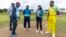 Bộ trưởng Nội vụ Anh Suella Braverman trong chuyến thăm đến thủ đô Kigali của Rwanda vào ngày 19/3 năm 2023