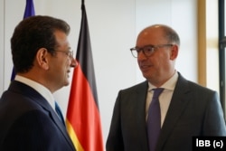 İmamoğlu ve Almanya Ekonomik İş Birliği ve Kalkınmadan Sorumlu Devlet Bakanı Niels Annen