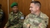 Botswana Defense Forces 1st Lieutenant Maria Gabaikanngwe and U.S. Army Master Sergeant Hernan Briones take part in a planning meeting for the South Accord 2024 exercises in Gaborone, Botswana, on June 19, 2024. The exercises, in Botswana, wrap up on Aug. 15, 2024.