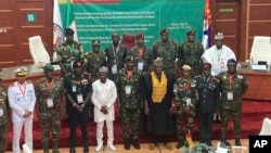 The defense chiefs from several Economic Community of West African States (ECOWAS) countries met in Abuja, Nigeria, on Aug. 4, 2023, to discuss the situation in Niger.