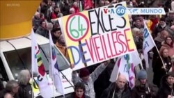 Manchetes mundo 8 março: Total Energies em França junta-se à greve contra idade de reforma