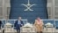 Waleed El Khereiji, right, Saudi deputy foreign minister, meets with Faisal Mekdad, Syria's minister of foreign affairs and expatriates, in Jeddah, Saudi Arabia, April 12, 2023.