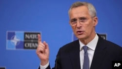 Tổng thư ký NATO Jens Stoltenberg. 