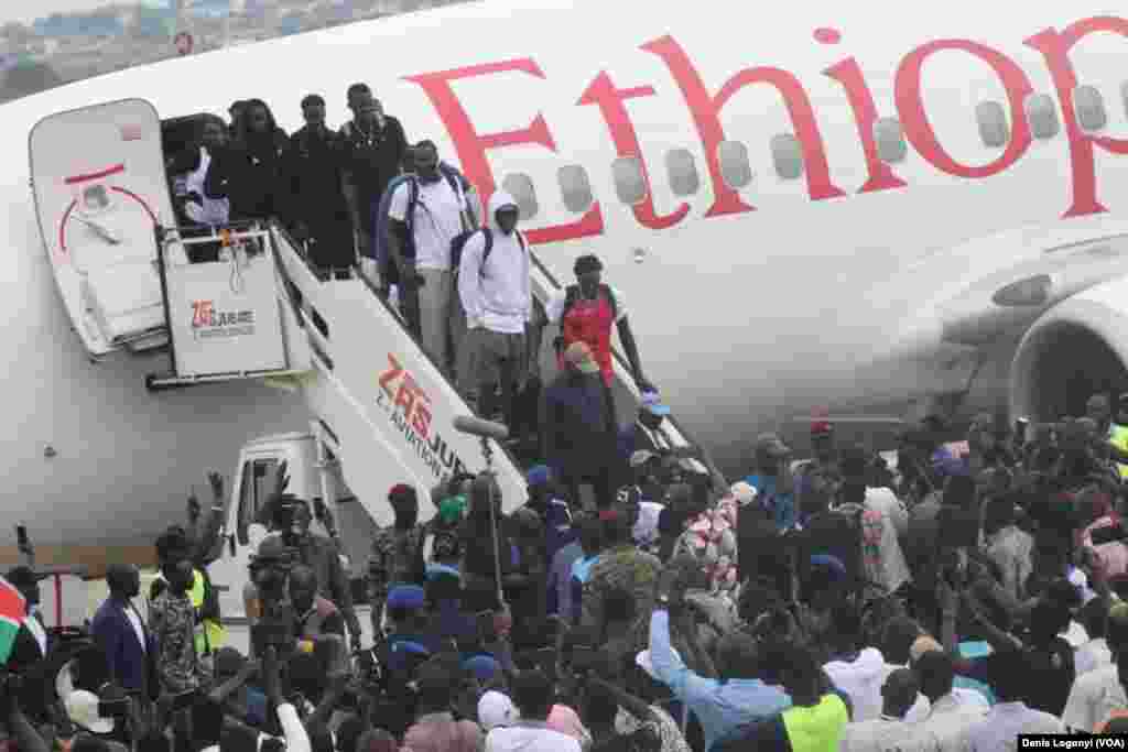 South Sudanese welcome home men's basketball team after 2024 Olympic bid