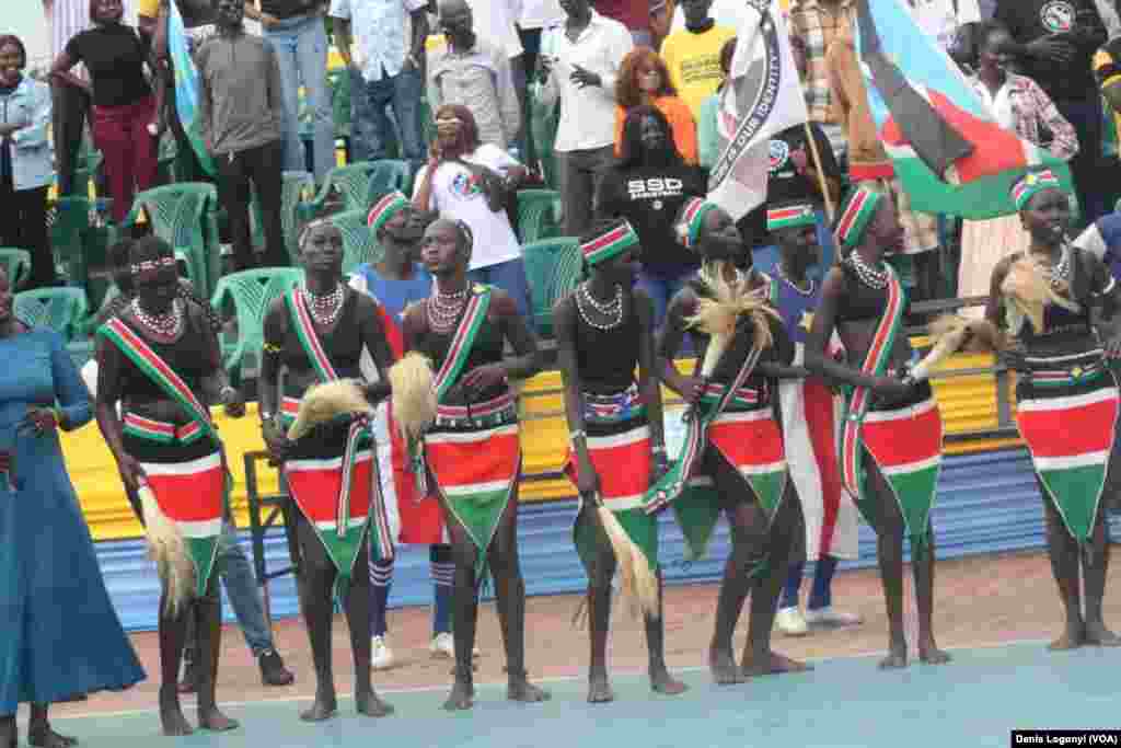 S. Sudanese celebrate return of men's basketball team from Paris Olympics