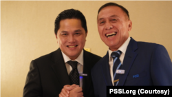 Menteri Negara Badan Usaha Milik Negara (BUMN) Erick Thohir terpilih menjadi Ketua Umum Persatuan Sepak Bola Seluruh Indonesia (PSSI) periode 2023-2027. (Foto: Website PSSI)