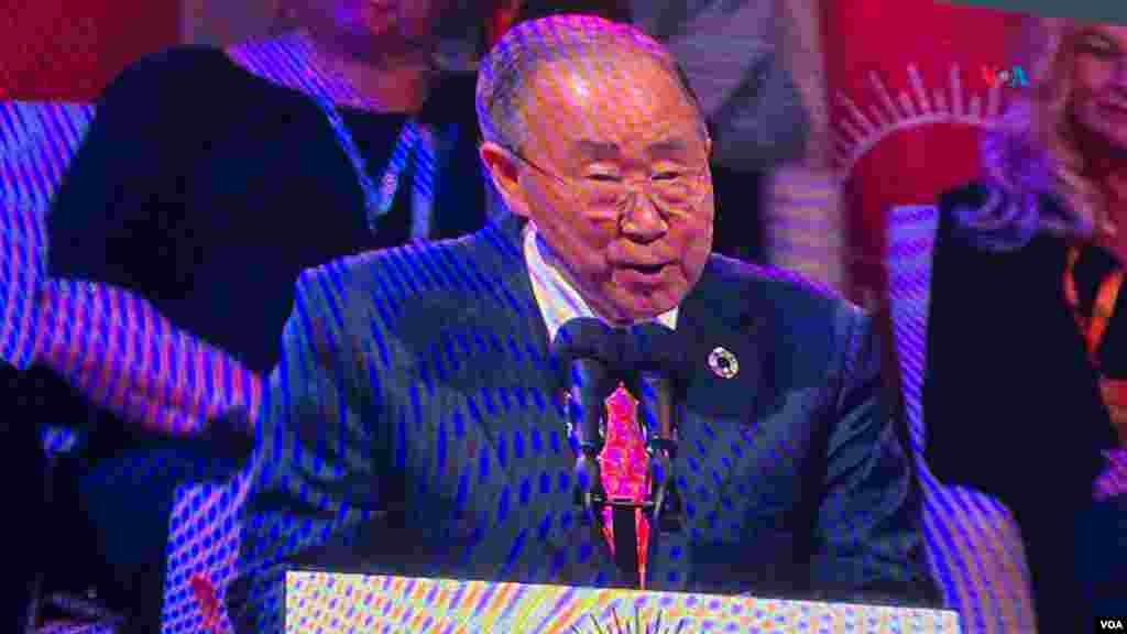 Al Festival Mundial de la Cultura, que busca fomentar un mundo sin violencia, llegaron personalidades como el&nbsp;ex secretario general de Naciones Unidas, Ban Ki Moon.