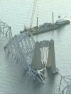 USA, Baltimore, Ruins of the bridge demolished by a cargo ship (Foto: ABC AFFILIATE WJLA/Reuters)