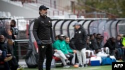 Paulo Duarte, entraîneur du Togo, lors du match amical contre la Côte d'Ivoire, France, le 24 septembre 2022.