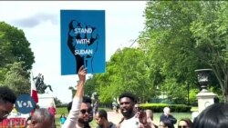 Sudanese Protest at the White House