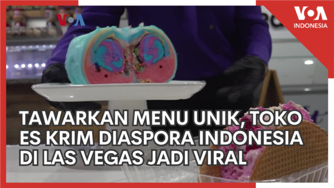 Tawarkan Berbagai Menu Unik, Toko Es Krim Diaspora Indonesia di Las Vegas Jadi Viral