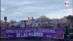 Protesta feminista en Madrid