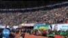 Okwenzakale uMnangagwa Engena Enkundleni yeNational Sports Stadium