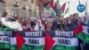 İsrail'in Gazze'ye saldırısı Londra'da protesto edildi