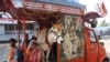 FILE - A Hindu religious group campaigns against cow slaughter in Kolkata, ahead of the Muslim festival of Eid-ul-Adha festival in 2021. During the annual Eid-ul-Adha festival hundreds of thousands of cows are sacrificed in India. (Shaikh Azizur Rahman/VOA)