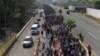 Migrants Walking Through Mexico Threaten Road Blockades 