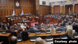 Sednica Skupštine Srbije, u Beogradu, 23. aprila 2024. (Foto: FoNet)