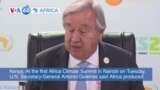 VOA 60: UN Secretary-General Addresses First Africa Climate Summit and More 