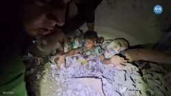 Gazze’de çocukların enkaz altından çıkarıldığı anlar 