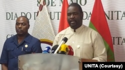 Liberty Chiyaka, presidente do grupo parlamentar da UNITA, Luanda