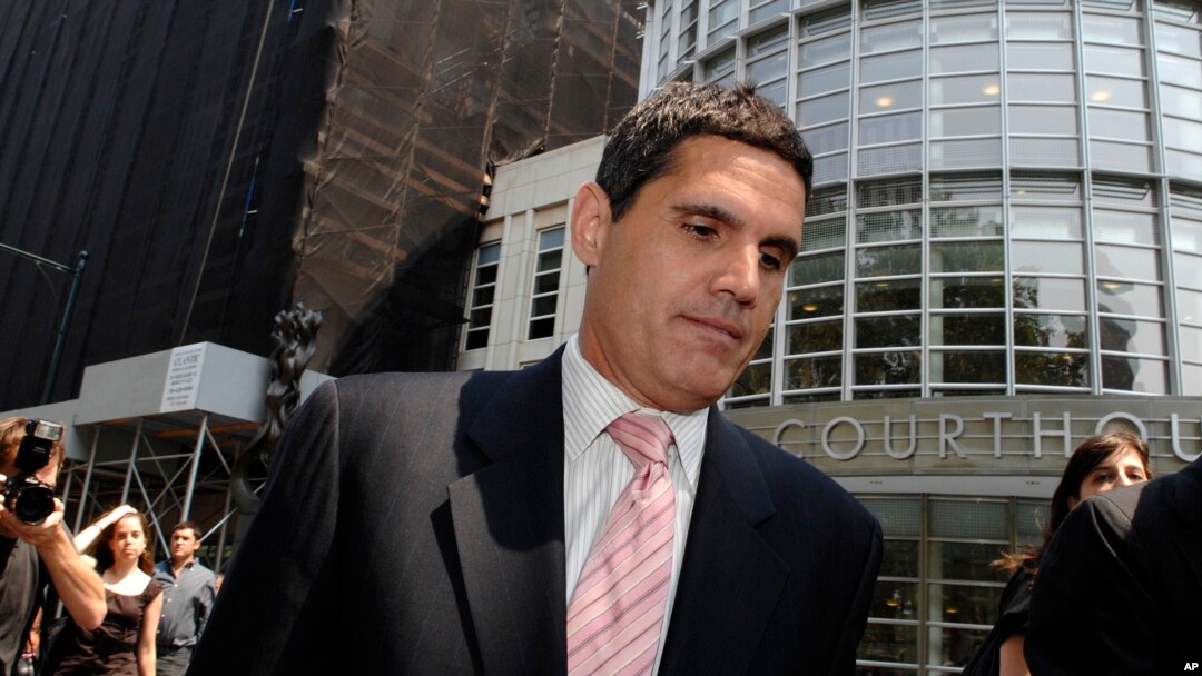 FILE - Attorney John Lauro exits Brooklyn federal court, Aug. 15, 2007. Trumps lawyers told the judge that the need to protect sensitive information about their client case 'does not require a blanket gag order over all documents produced by the government.'