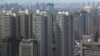 资料照：中国天津正在建设中的高层住宅楼。（2023年8月18日）