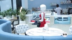 Kenyan Restaurant Robot Serving Dishes ...