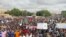Protesto de apoio à Junta Militar, Niamey, Níger, 3 agosto 2023 