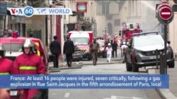 VOA60 World - At least 16 injured, seven critically, in Paris gas explosion